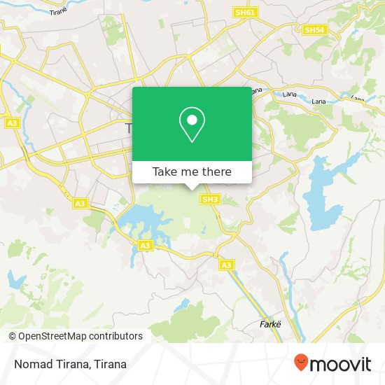 Nomad Tirana map