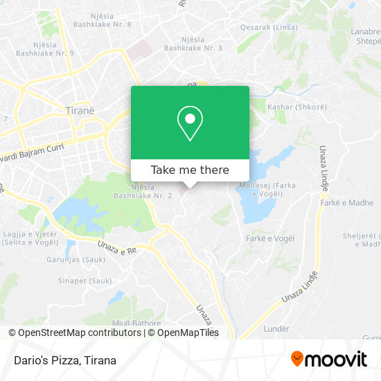 Dario's Pizza map