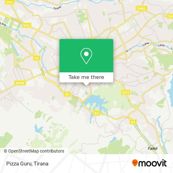 Pizza Guru map