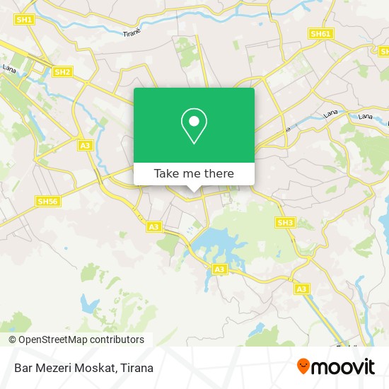 Bar Mezeri Moskat χάρτης