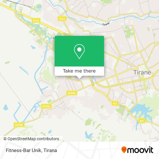 Fitness-Bar Unik map