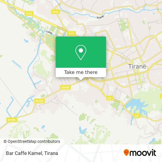 Bar Caffe Kamel χάρτης