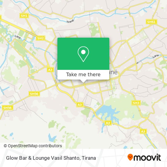 Glow Bar & Lounge Vasil Shanto χάρτης