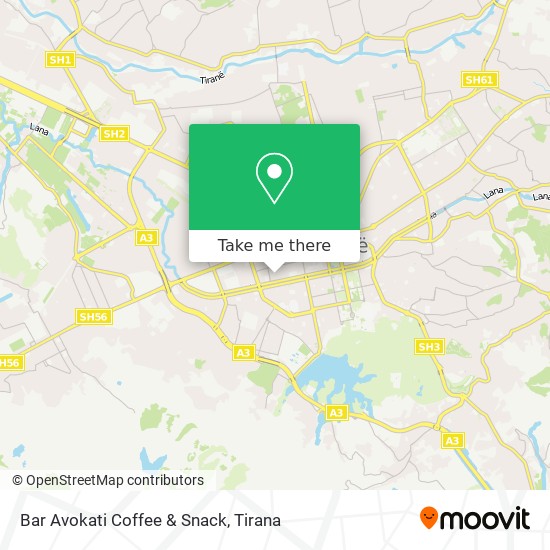 Bar Avokati Coffee & Snack χάρτης