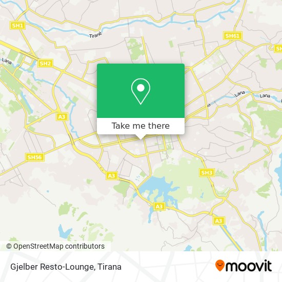 Gjelber Resto-Lounge map