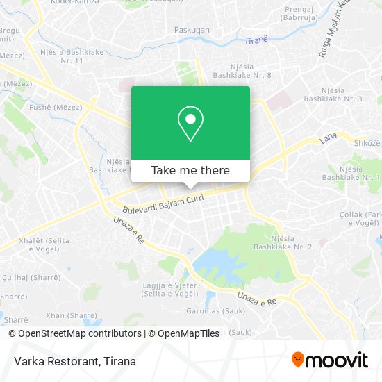 Varka Restorant map