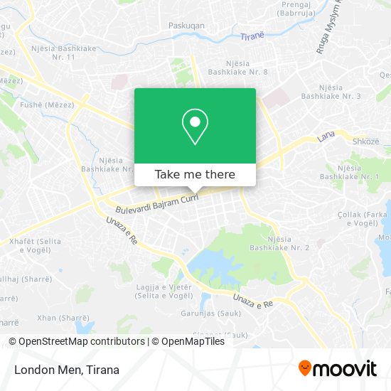 London Men χάρτης