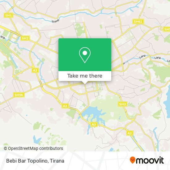 Bebi Bar Topolino χάρτης