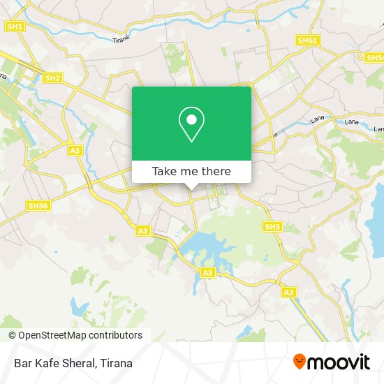 Bar Kafe Sheral map