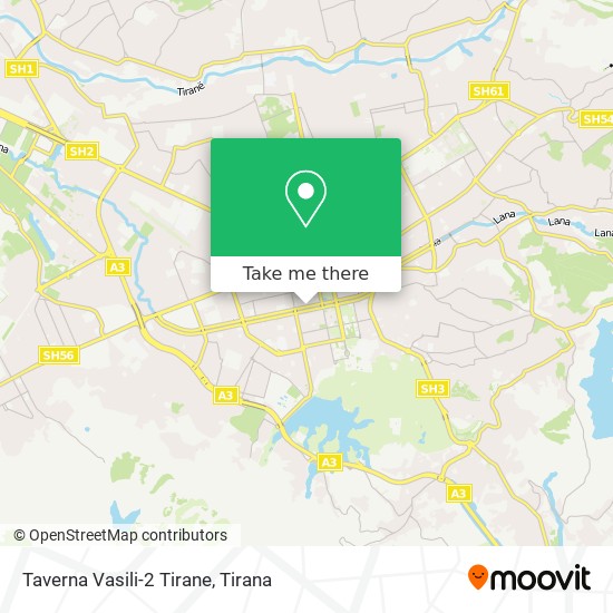 Taverna Vasili-2 Tirane χάρτης