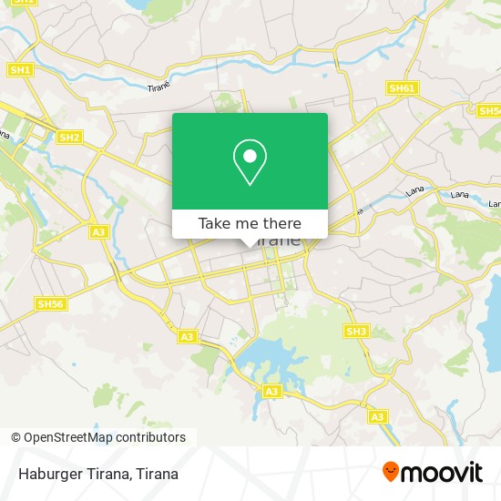 Haburger Tirana map