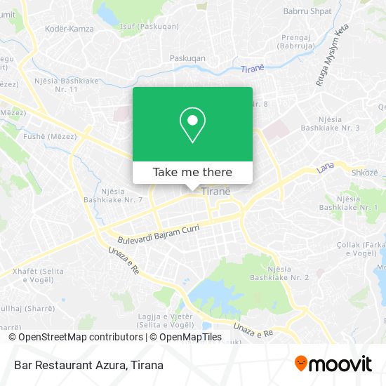 Bar Restaurant Azura χάρτης