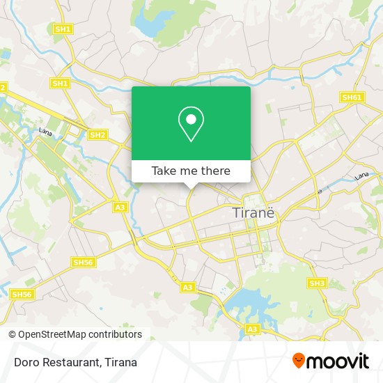 Doro Restaurant map