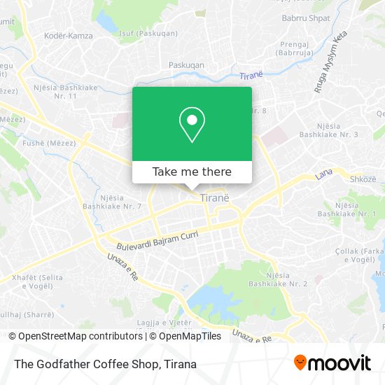 The Godfather Coffee Shop map