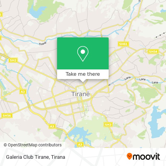 Galeria Club Tirane map