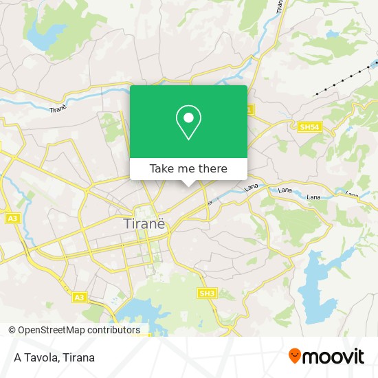 A Tavola map