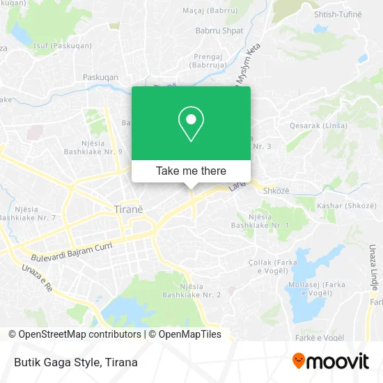 Butik Gaga Style map