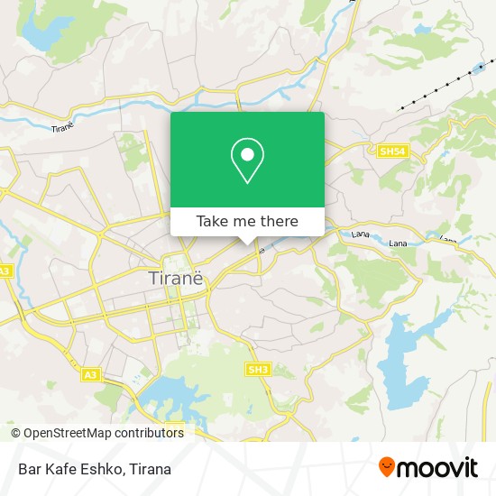 Bar Kafe Eshko map