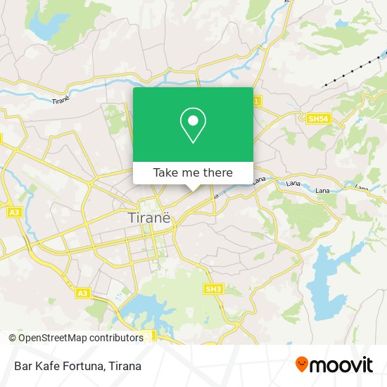 Bar Kafe Fortuna map