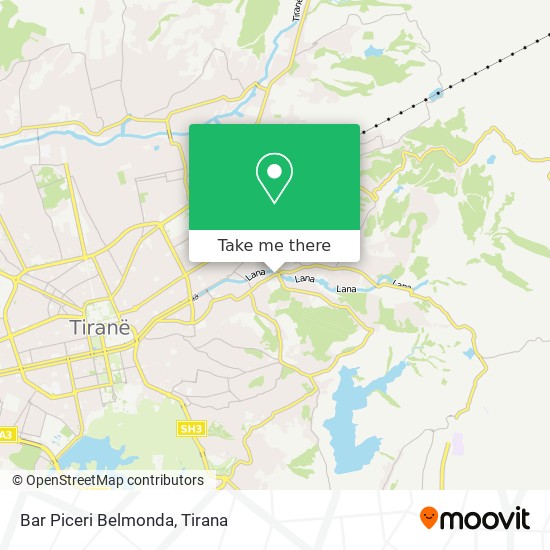 Bar Piceri Belmonda χάρτης