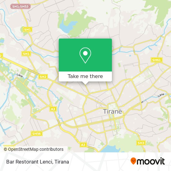 Bar Restorant Lenci map
