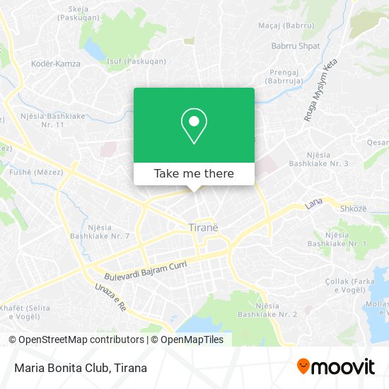 Maria Bonita Club map