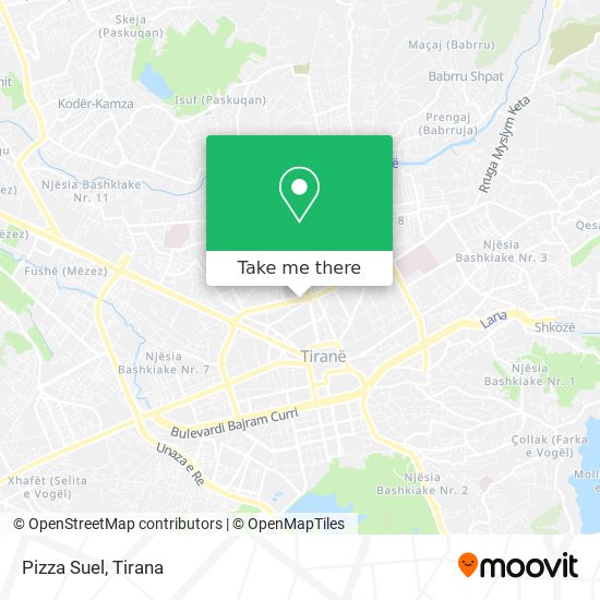Pizza Suel map