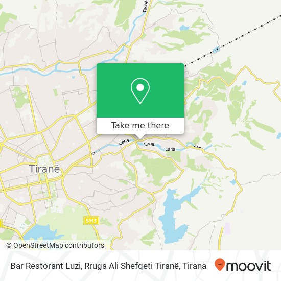 Bar Restorant Luzi, Rruga Ali Shefqeti Tiranë map