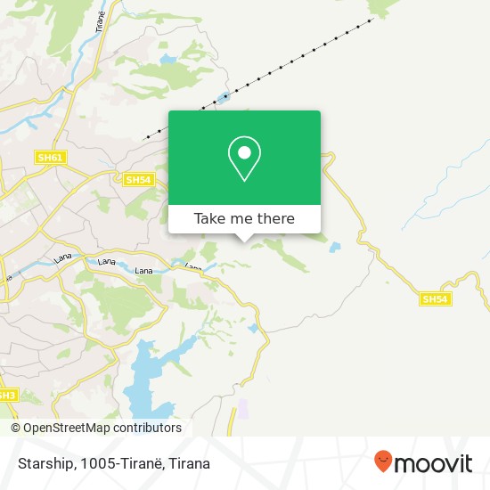 Starship, 1005-Tiranë map