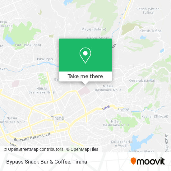 Bypass Snack Bar & Coffee χάρτης