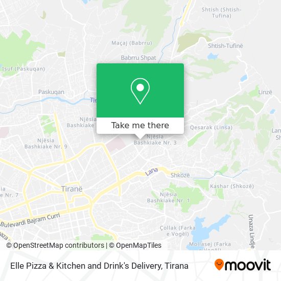 Elle Pizza & Kitchen and Drink's Delivery χάρτης