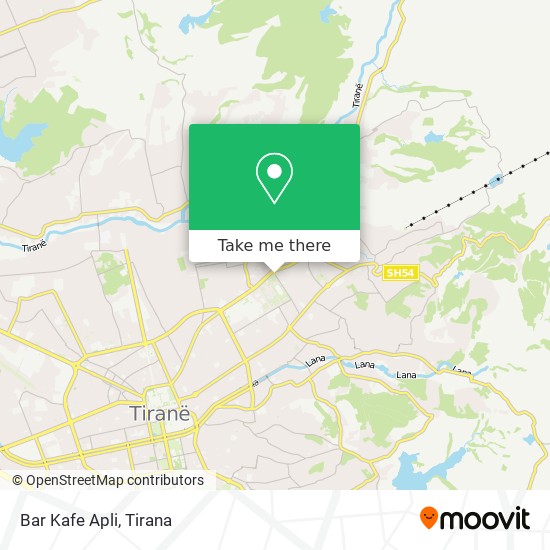 Bar Kafe Apli map