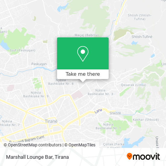 Marshall Lounge Bar map