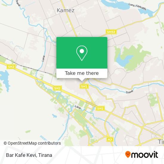 Bar Kafe Kevi map