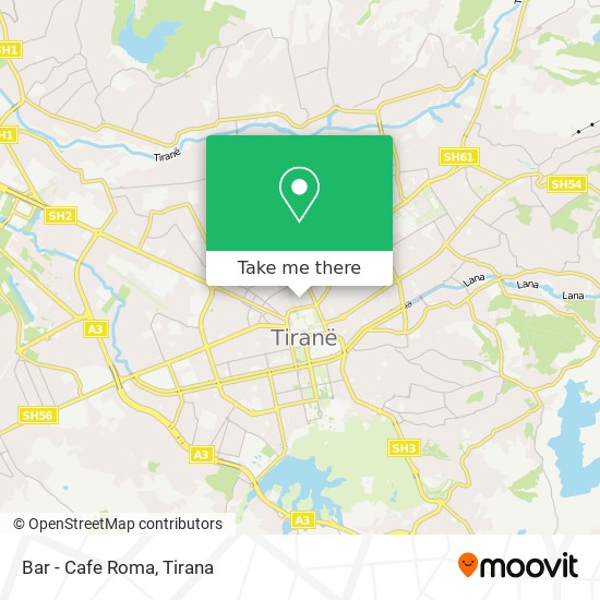 Bar - Cafe Roma map