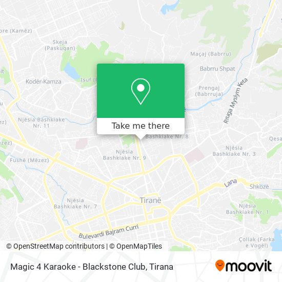 Magic 4 Karaoke - Blackstone Club map