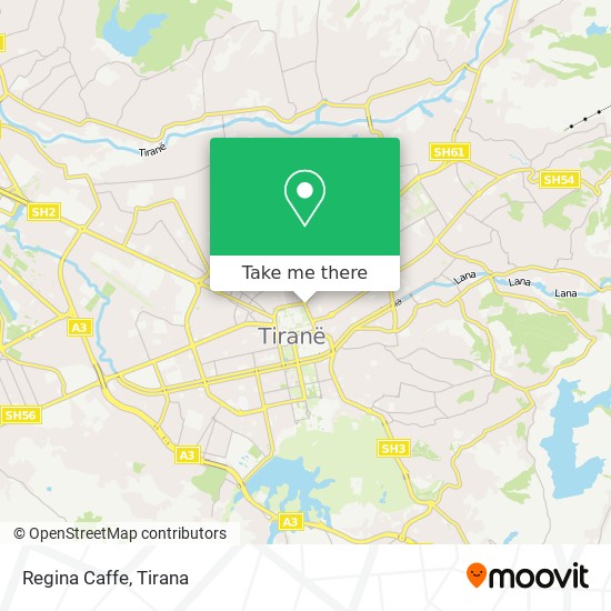 Regina Caffe map