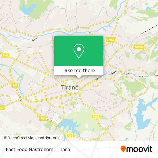 Fast Food Gastronomi map