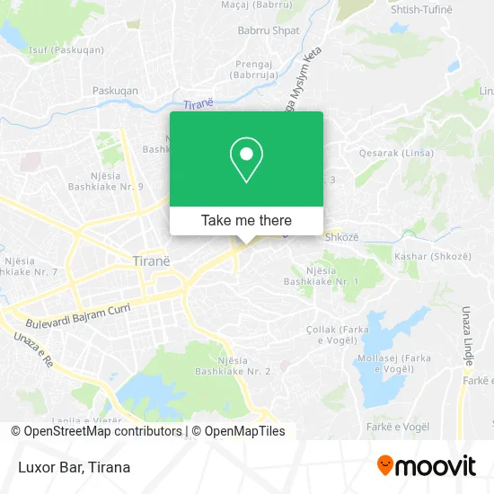 Bar Luxor χάρτης