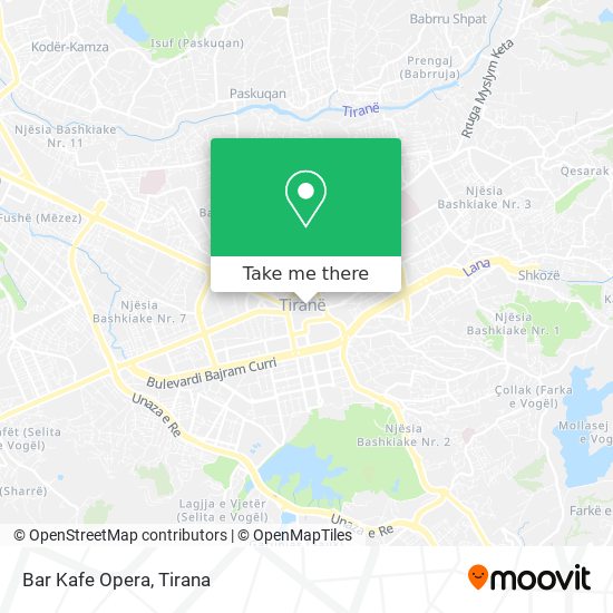 Bar Kafe Opera map
