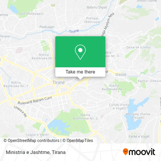 Ministria e Jashtme χάρτης