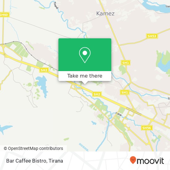 Bar Caffee Bistro map