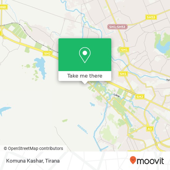 Komuna Kashar map