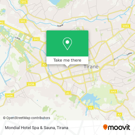 Mondial Hotel Spa & Sauna map