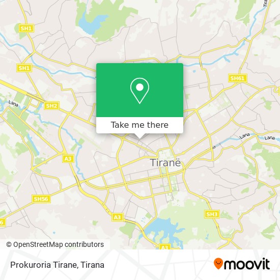Prokuroria Tirane map
