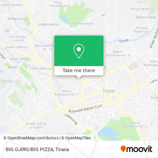 BIG GJIRO/BIG PIZZA map