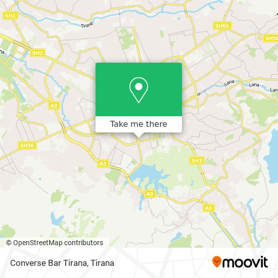 Converse Bar Tirana map