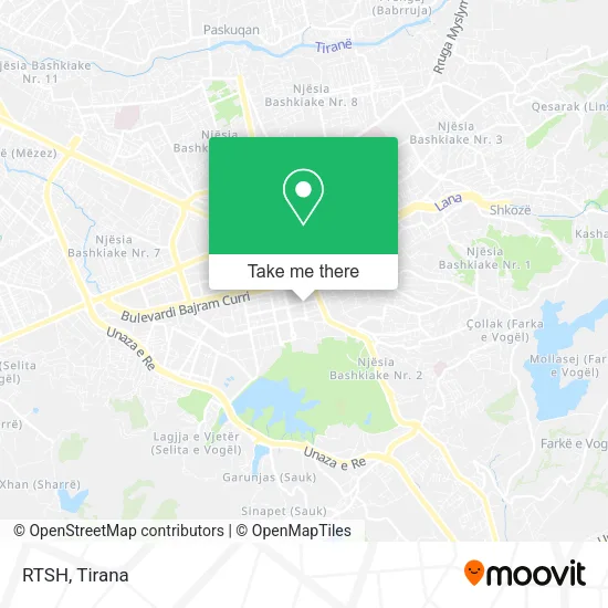 RTSH map
