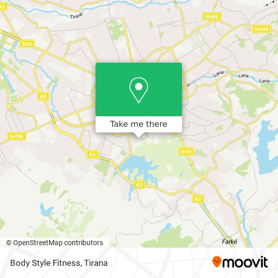 Body Style Fitness map