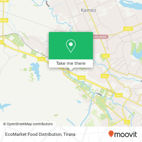 EcoMarket Food Distribution map